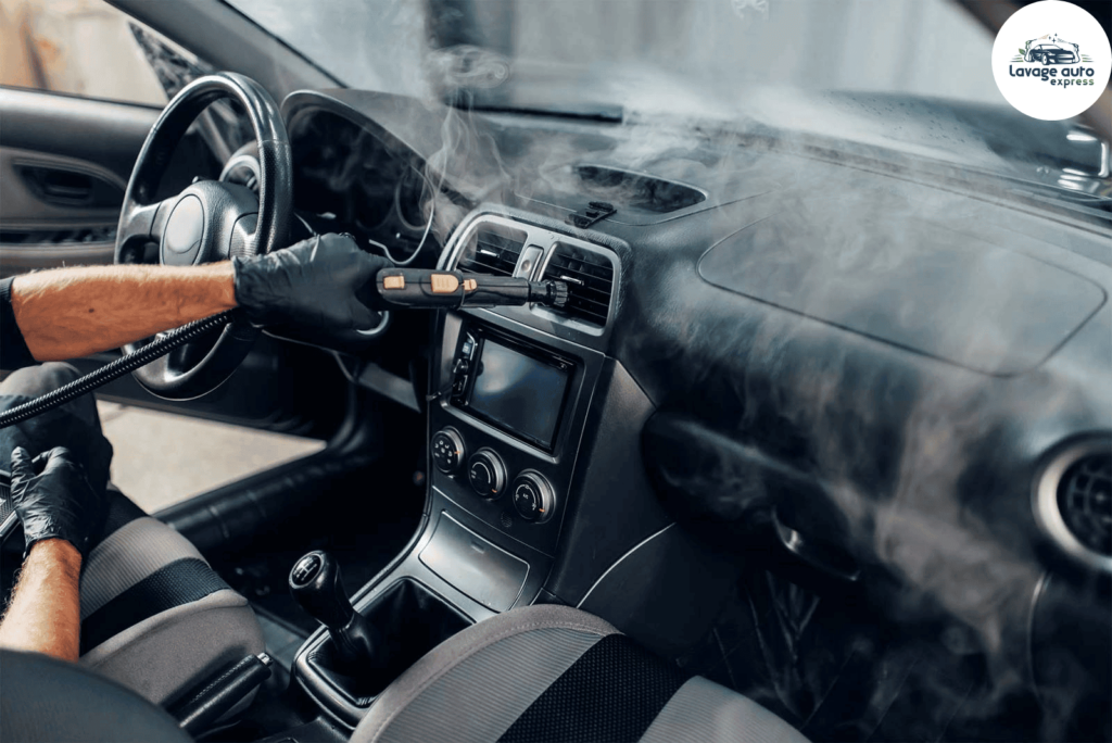 lavage auto vapeur